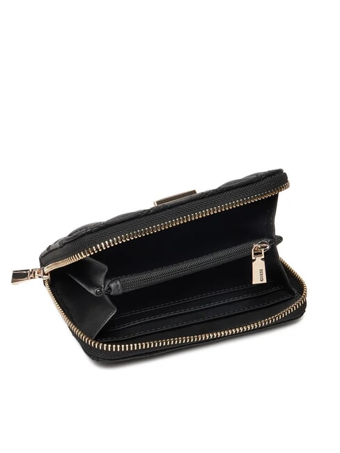 GIULLY 2 Cartera mediana acolchada con cremallera NEGRO - Carteras Mujer