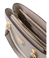 GUESS NOELLE 2 Bolso pequeño con bandolera gris pardo - Bolsos Mujer - 4