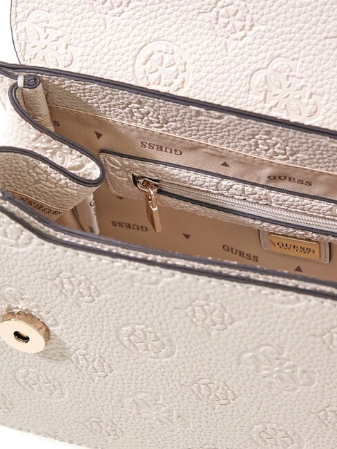 CRESIDIA II Bolso de hombro con solapa logotipo blanquecino - Bolsos Mujer