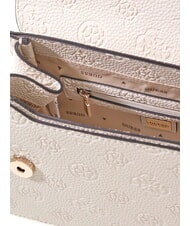 GUESS CRESIDIA II Bolso de hombro con solapa logotipo blanquecino - Bolsos Mujer - 3