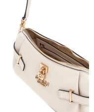 GUESS YESBA Bolso bandolera pequeño con charm OFFWHITE - Bolsos Mujer - 5