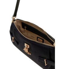 GUESS YESBA Bolso bandolera peque&ntilde;o con charm NEGRO - Bolsos Mujer - 5