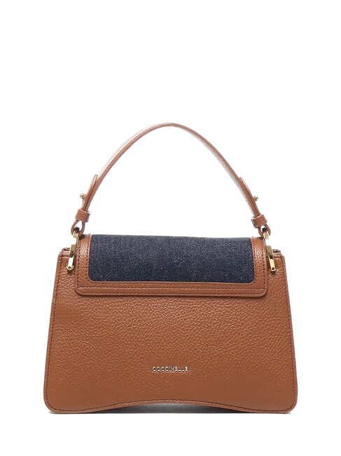 C-ME DENIM Bolso de hombro guarida azul/coñac - Bolsos Mujer