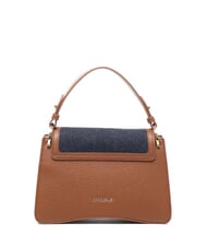 COCCINELLE C-ME DENIM Bolso de hombro guarida azul/coñac - Bolsos Mujer - 4