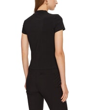 GUESS MOCK NECK ALL OVER 4G Camiseta slim fit con pedrería - camiseta