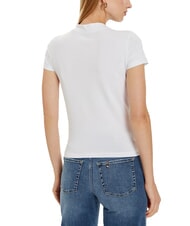 GUESS MOCK NECK ALL OVER 4G Camiseta slim fit con pedrer&iacute;a purwhite - camiseta - 2
