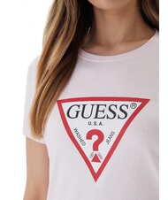 GUESS ORIGINAL LOGO Camiseta con logotipo rosa delicado - camiseta - 3