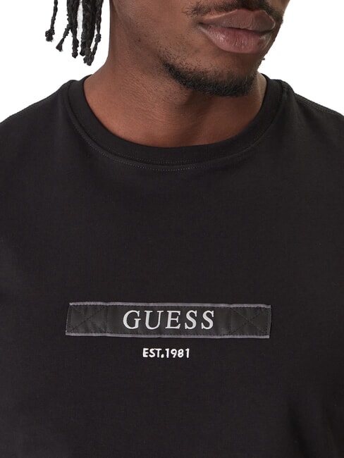 LOGO BOX Camiseta de manga corta de corte entallado jetbla - camiseta