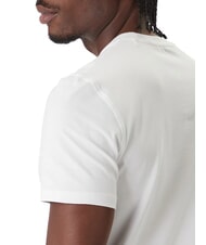 GUESS LOGO BOX Camiseta de manga corta de corte entallado purwhite - camiseta - 4