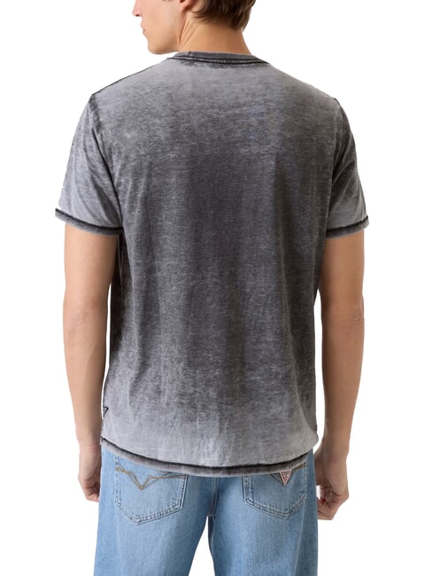 MARINE LOGO Camiseta de manga corta con efecto desteñido jetbla - camiseta