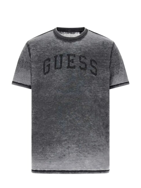 MARINE LOGO Camiseta de manga corta con efecto desteñido jetbla - camiseta