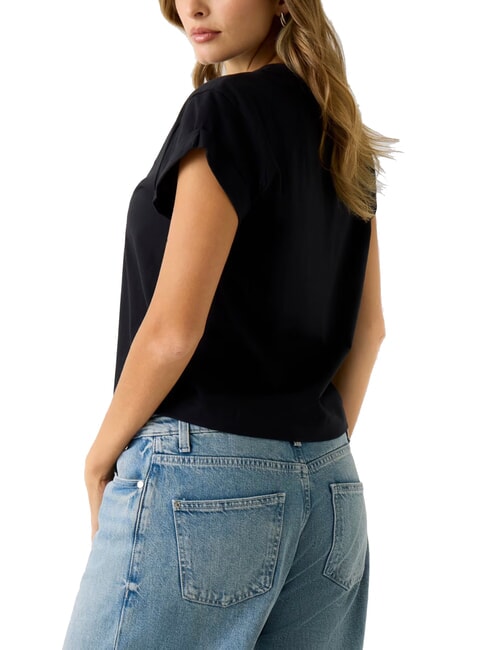 STARS Camiseta con estampado y tachuelas jetbla - camiseta