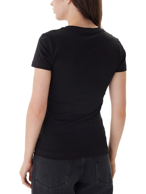 FLOWERS TRIANGLE Camiseta el&aacute;stica de manga corta jetbla - camiseta