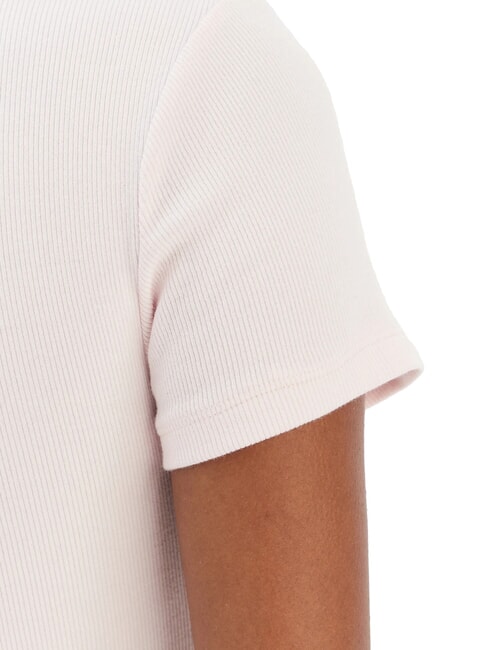 STUDS SCRIPT Camiseta de manga corta de corte entallado rosa delicado - camiseta