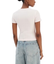 GUESS STUDS SCRIPT Camiseta de manga corta de corte entallado rosa delicado - camiseta - 2