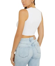 GUESS ALEXIA Rat&oacute;n corto de punto con logotipo de pedrer&iacute;a - camiseta