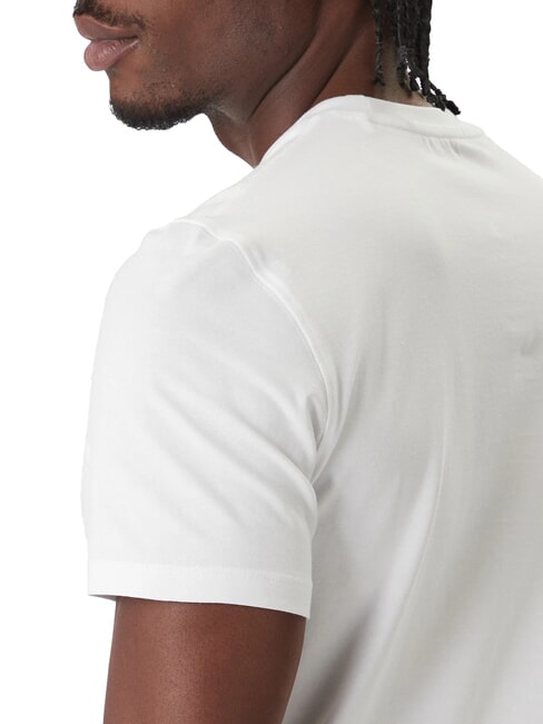LOGO BOX Camiseta de manga corta de corte entallado purwhite - camiseta