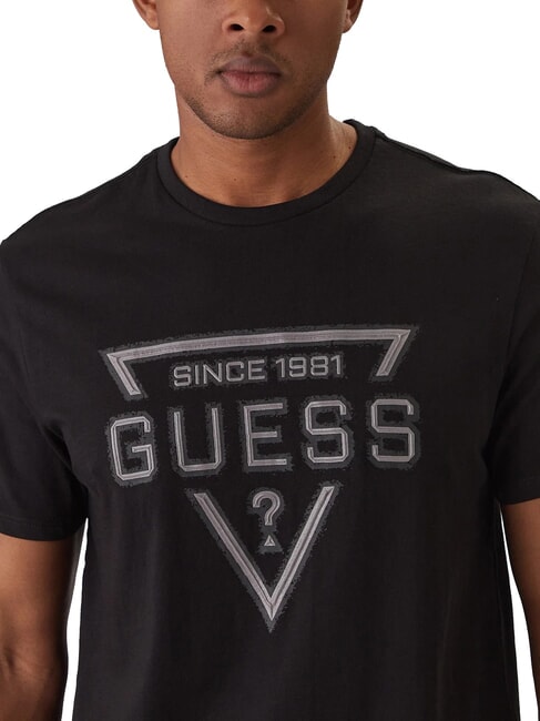 PAINTED TRIANGLE Camiseta de manga corta de corte regular jetbla - camiseta