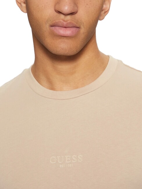 AIDY Camiseta escrita en el mismo color arena neutra - camiseta