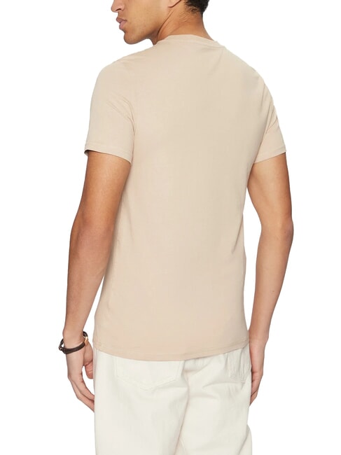 AIDY Camiseta escrita en el mismo color arena neutra - camiseta