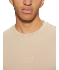 GUESS AIDY Camiseta escrita en el mismo color arena neutra - camiseta - 3