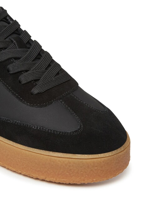 WIMAN Zapatillas de cuero NEGRO - Zapatos Hombre