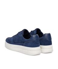 GUESS WINNO Zapatillas de piel de ante azul - Zapatos Hombre - 5