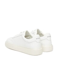GUESS PLAZA Zapatillas de cuero blanco - Zapatos Hombre - 5