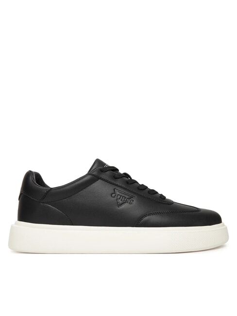 PLAZA Zapatillas de cuero NEGRO - Zapatos Hombre