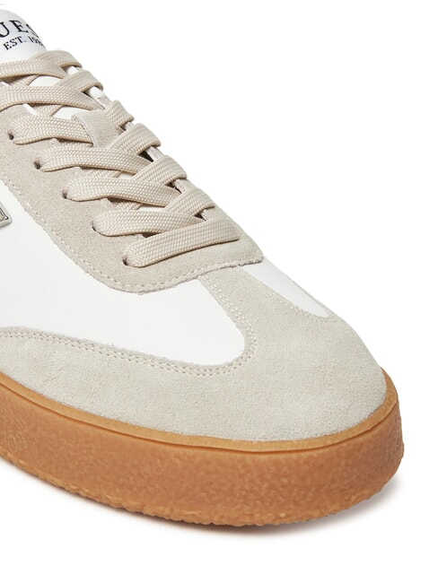 WIMAN Zapatillas de cuero blanco beige - Zapatos Hombre
