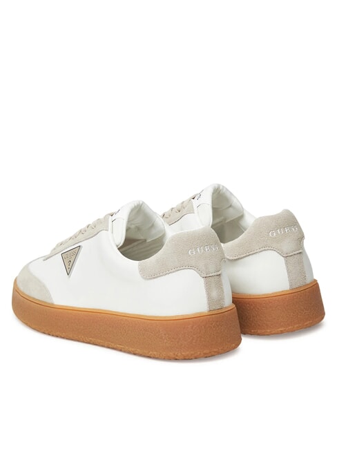 WIMAN Zapatillas de cuero blanco beige - Zapatos Hombre