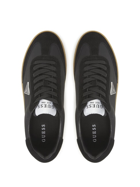 WIMAN Zapatillas de cuero NEGRO - Zapatos Hombre