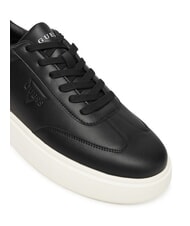 GUESS PLAZA Zapatillas de cuero NEGRO - Zapatos Hombre - 4