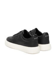 GUESS PLAZA Zapatillas de cuero NEGRO - Zapatos Hombre - 5