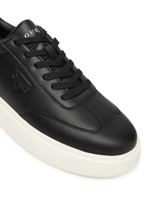 PLAZA Zapatillas de cuero NEGRO - Zapatos Hombre