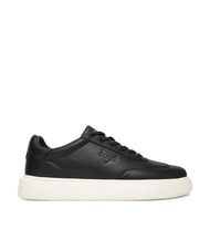 GUESS PLAZA Zapatillas de cuero NEGRO - Zapatos Hombre - 2