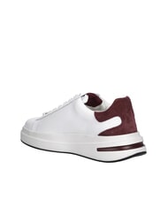GUESS ELBA 4.5 blanco burdeos - Zapatos Hombre - 5