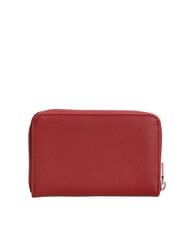 GUESS LAUREL 2 Cartera mediana con estampado saffiano granate - Carteras Mujer - 3