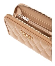 GUESS VALLA Cartera mediana con cremallera BEIGE - Carteras Mujer - 2