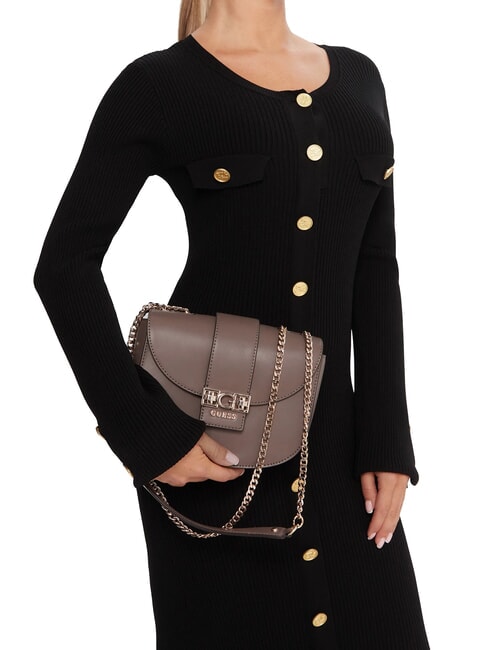 JANE Mini bolso de hombro marr&oacute;n oscuro - Bolsos Mujer