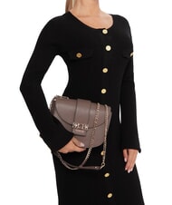 GUESS JANE Mini bolso de hombro marr&oacute;n oscuro - Bolsos Mujer - 5