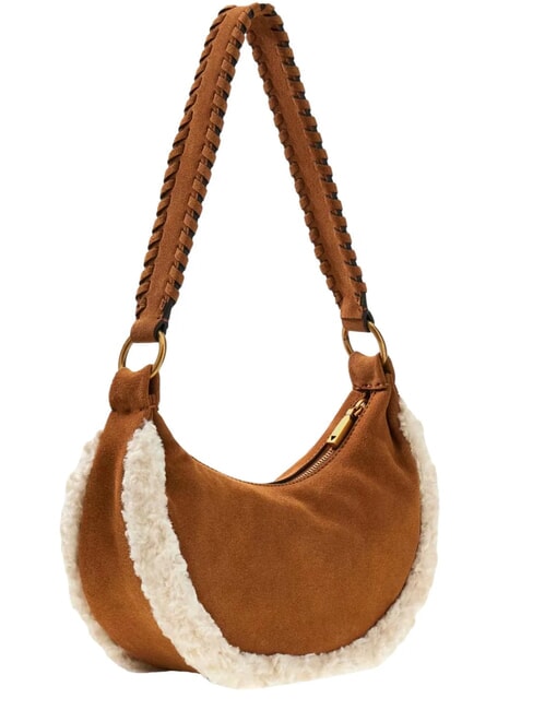 AMITA Bolso de hombro, piel COGNAC - Bolsos Mujer