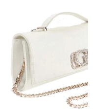 GUESS ZALINA Bolso de mano con bandolera marfil - Bolsos Mujer - 3