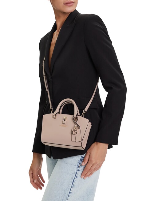 QUEENSLAND Mini bolso con bandolera simplemente gris topo - Bolsos Mujer