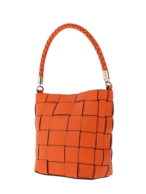 MAYLEE Mini bolso de hombro tipo cubo naranja - Bolsos Mujer