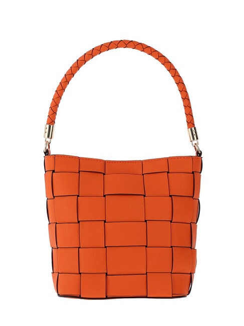 MAYLEE Mini bolso de hombro tipo cubo naranja - Bolsos Mujer