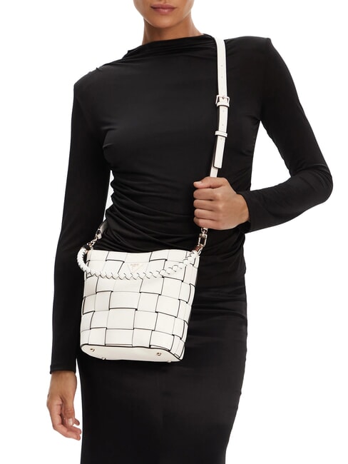 MAYLEE Mini bolso de hombro tipo cubo OFFWHITE - Bolsos Mujer