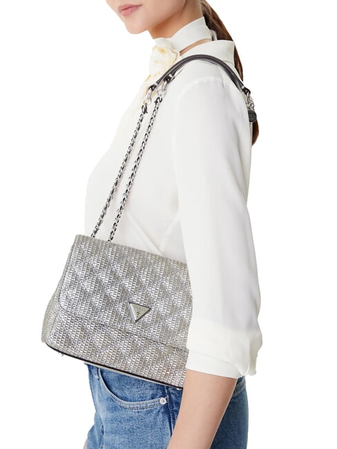 GIULLY Bolso de hombro SILVER - Bolsos Mujer