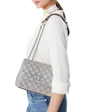 GUESS GIULLY Bolso de hombro SILVER - Bolsos Mujer - 5