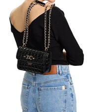 GUESS NADIRA Bolso de hombro micro NEGRO - Bolsos Mujer - 5